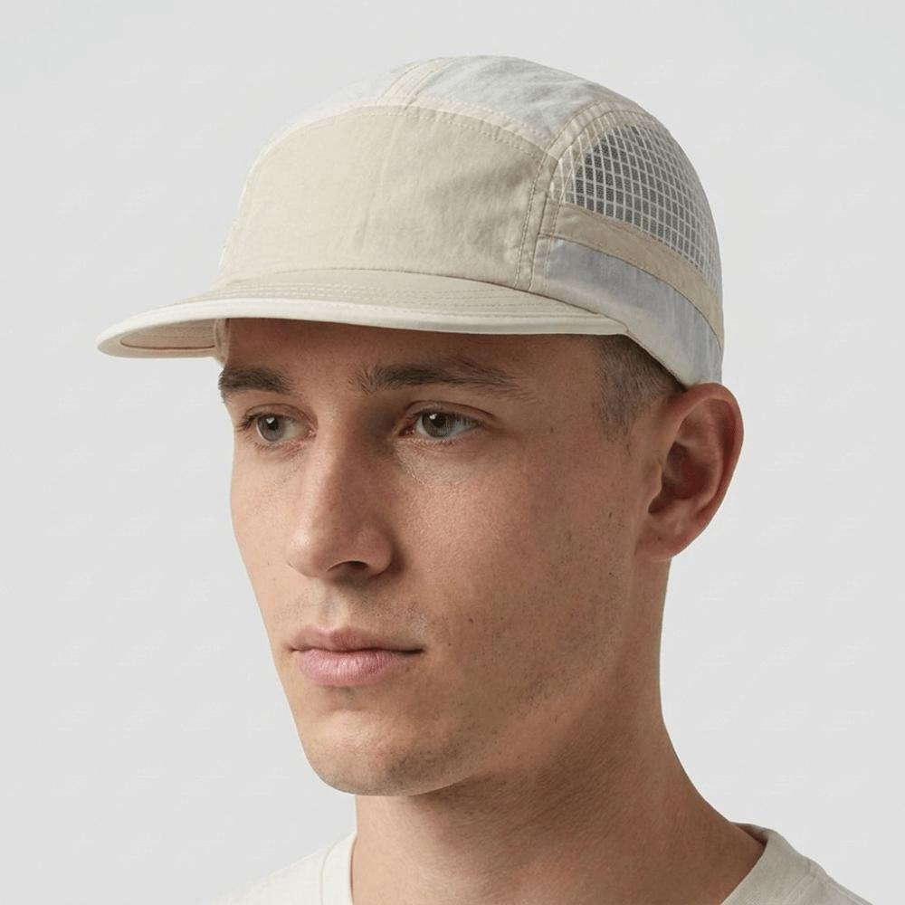 Soft Brim Quick-drying Baseball Cap Retro 5-panel Mesh Running Caps Breathable Peaked Cap Women
