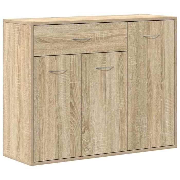 VidaXL Buffet Chêne sonoma 88x30x70 cm Bois d'ingénierie 800678