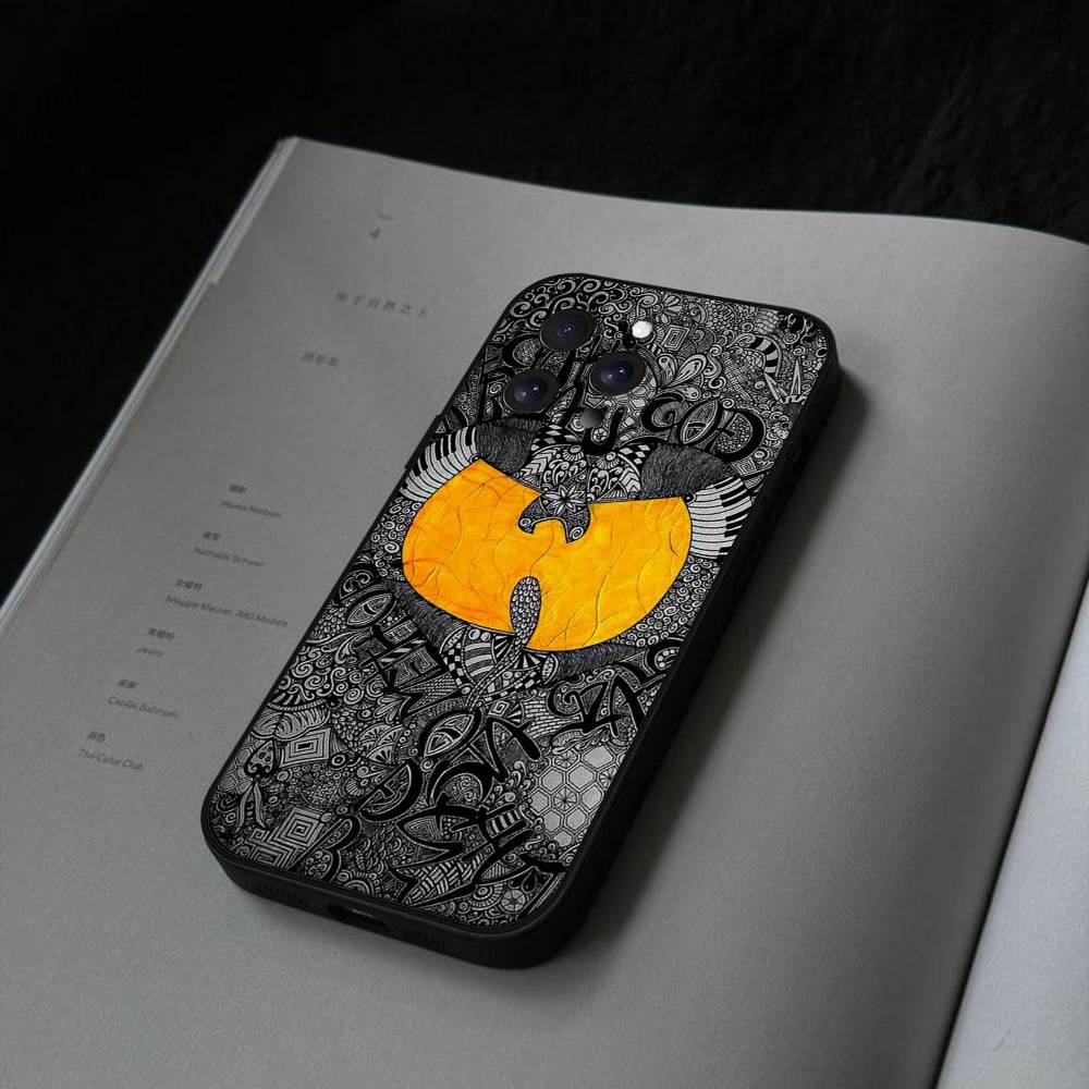WU-T--TANG CLAN Handyhülle Für IPhone 1716 15 14 13 Pro Max 11 12 Mini X Xs XR Schwarze Silikonhülle