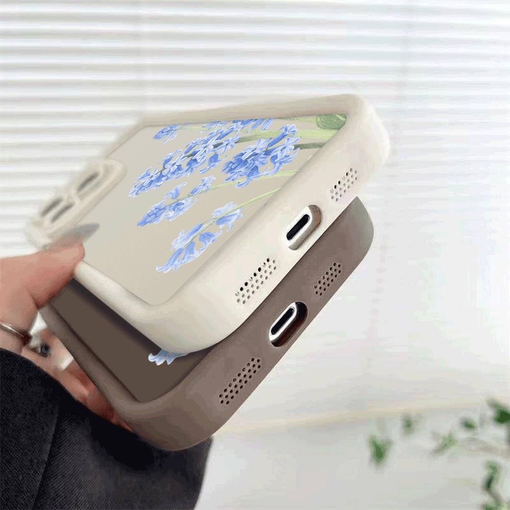 Blue Hyacinths Watercolor Phone Case for Xiaomi Redmi Note 14 13 12 11 10 9 8 7 Gel Flexible Anti Scratch Protective Case