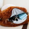 Gorilla Aesthetic Crossbody Bag Soft Monkey Shape Shoulder Purse Unique Animal Themed Pouch Fashionable Street Accessory
