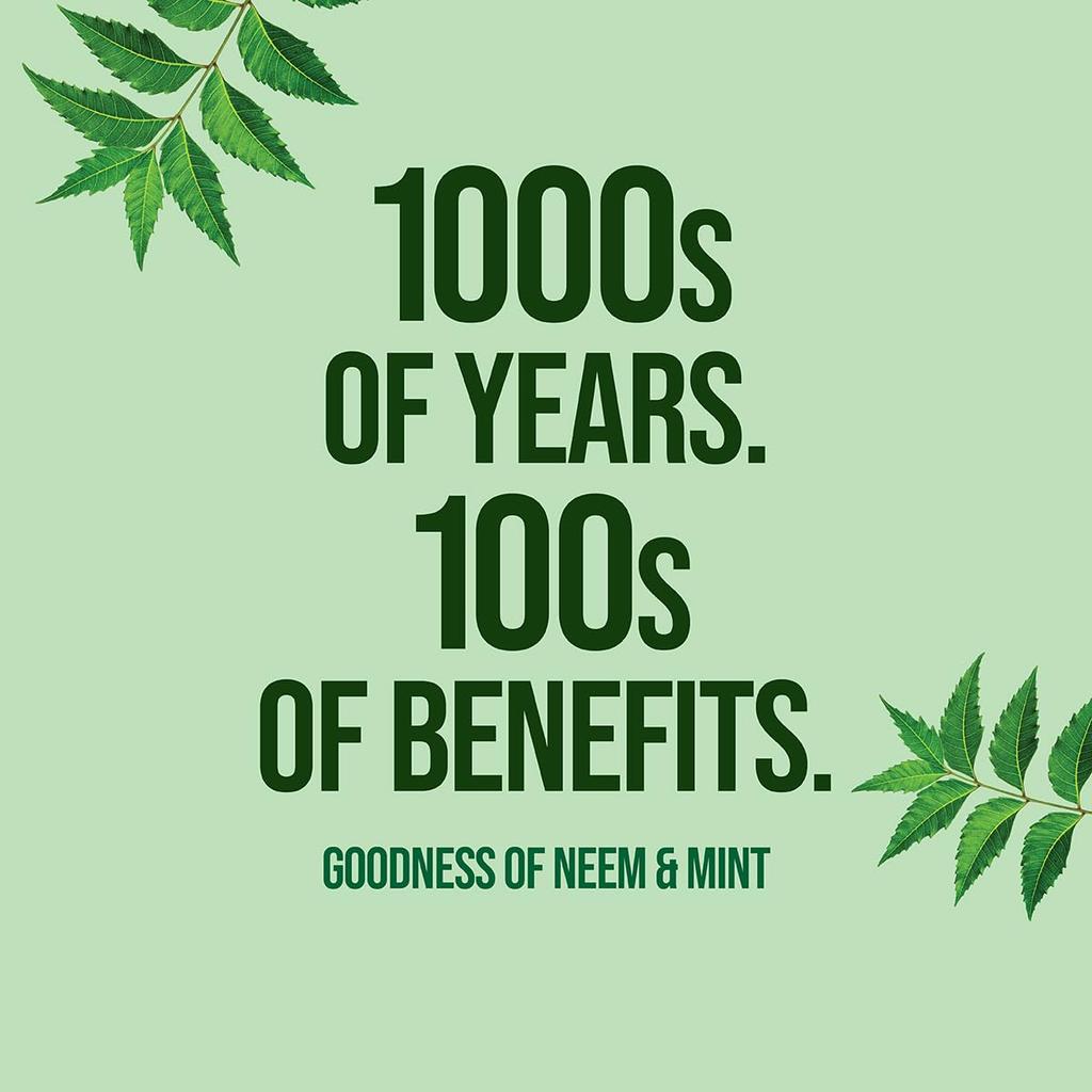 Neem Aktiv Zahnpasta 200g Mit Ultraweicher Zahnbürste | Natürliche Neem & Kalzium Mundpflege | Antibakterieller Schutz & Minzfrischer Atem