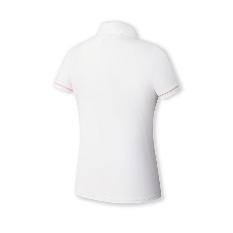New FILA Athletics Polo Shirt Women's Jade White A11W523104F-WT