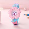 Cute 3D Flower & Butterfly Watch with Soft PVC Case - Youngsters's Learning Clock, Analog Quartz Movement Wristwatch for &, - (Low Voltage)