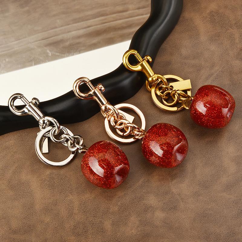 Apple Keychain Pendants Exquisite Car Keychain Bags Pendant Ornaments Women'S Handbag Accessories