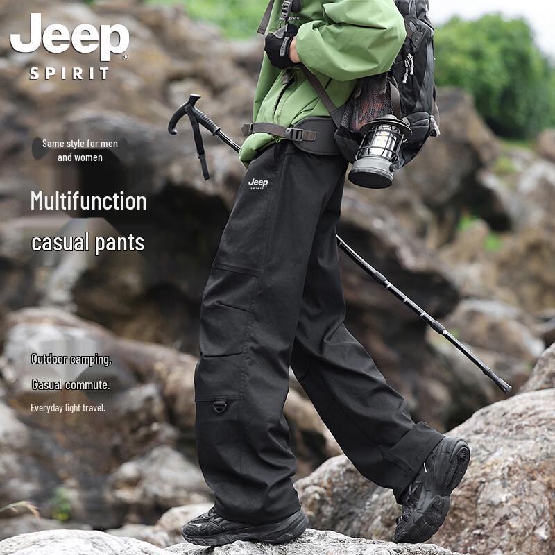JEEP SPIRIT Men s Retro Cargo Straight-Leg Pants L