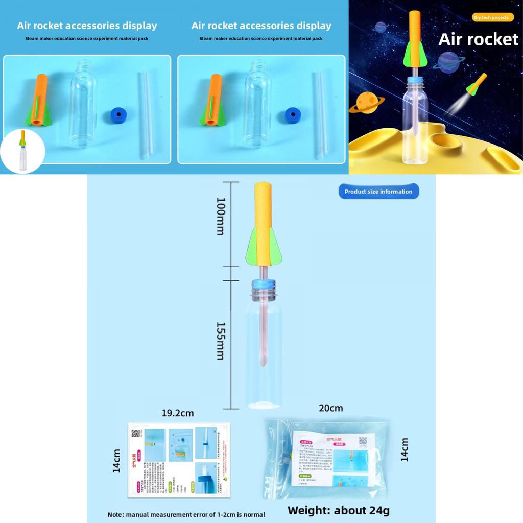 Science Experiment Kit Air Rocket Diy Outdoor Classroom Physics Educational Toy For Students