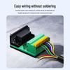 Z-TEK DB9 Solderless Female to 9-Pin Terminal Block Connector