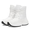 Bottes pour femmes automne et hiver nouvelles bottes en coton extérieur montantes velours chaudes à semelles épaisses chaussures en coton bottes de neige femmes