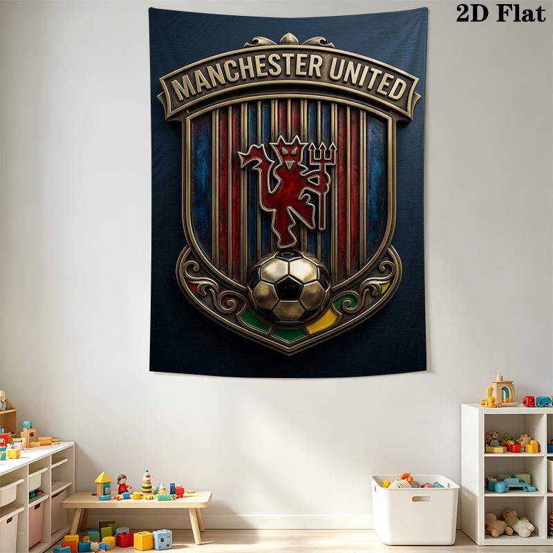 Manchester Football Club Threepiece Set 1 Duvet Cover 2 Pillowcase Without Core Bedding Set Soft And Comfortable Duvet Cover And Pillowcase