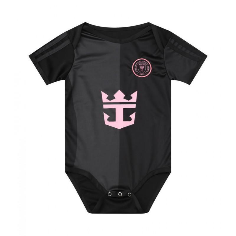 Light Panel Short-sleeved Bb Suit Real Madrid Atletico Miami Football Uniform Crawling Harbin Jersey Baby Onepiece