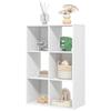 6-Cube Bookshelf - White