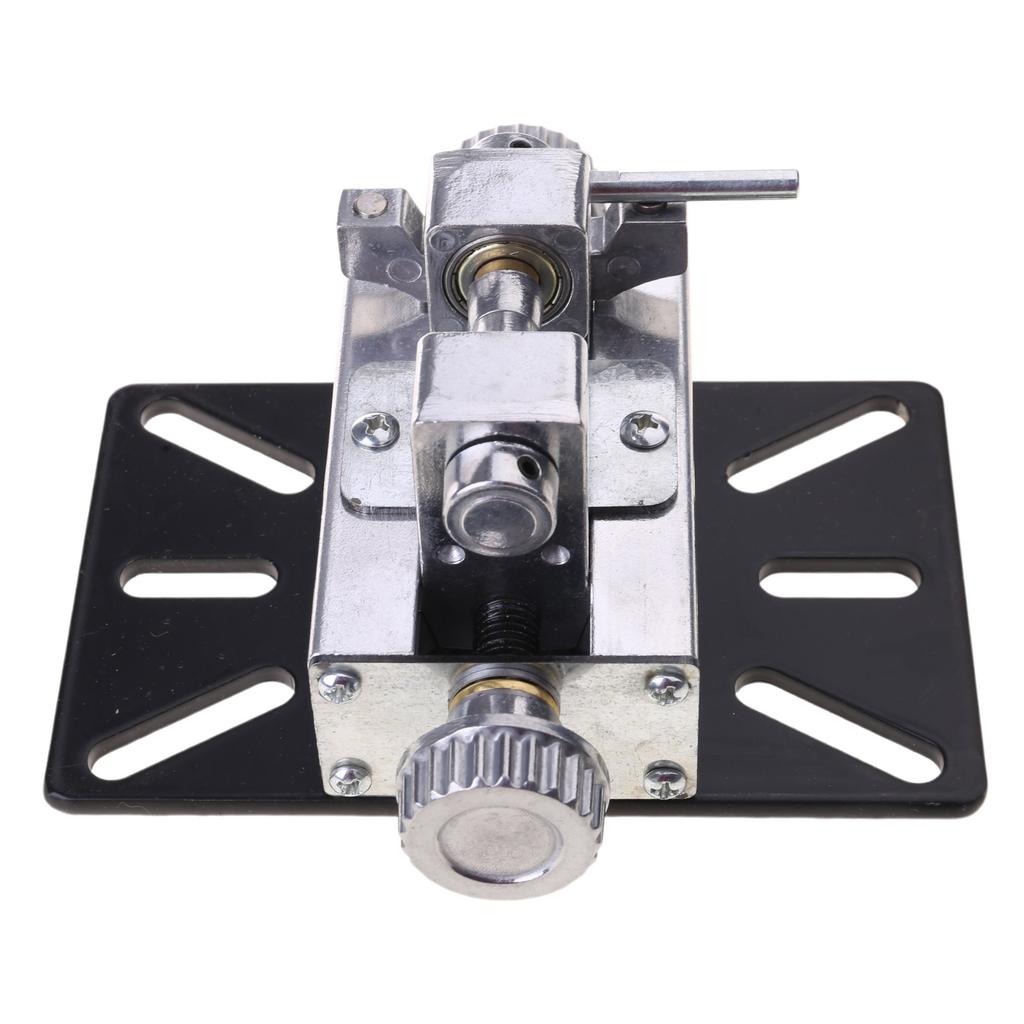 Schmuckherstellung Bohrmaschinenset Stufenlose Lochmaschine für Perlen und Perlen Perlenlochzange Halter Aluminiumlegierung Bohrwerkzeug