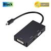 3 in 1 Mini Displayport DP Male to DVI HDMI VGA Audio Female Adapter Display Port Cable Converter For Computer Projector 4