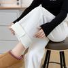 2025 Plus Size High Waist Fleece-gefütterte Hose für Damen—Dicke, Elastische, Vielseitige Freizeithose für Mollige Mädchen
