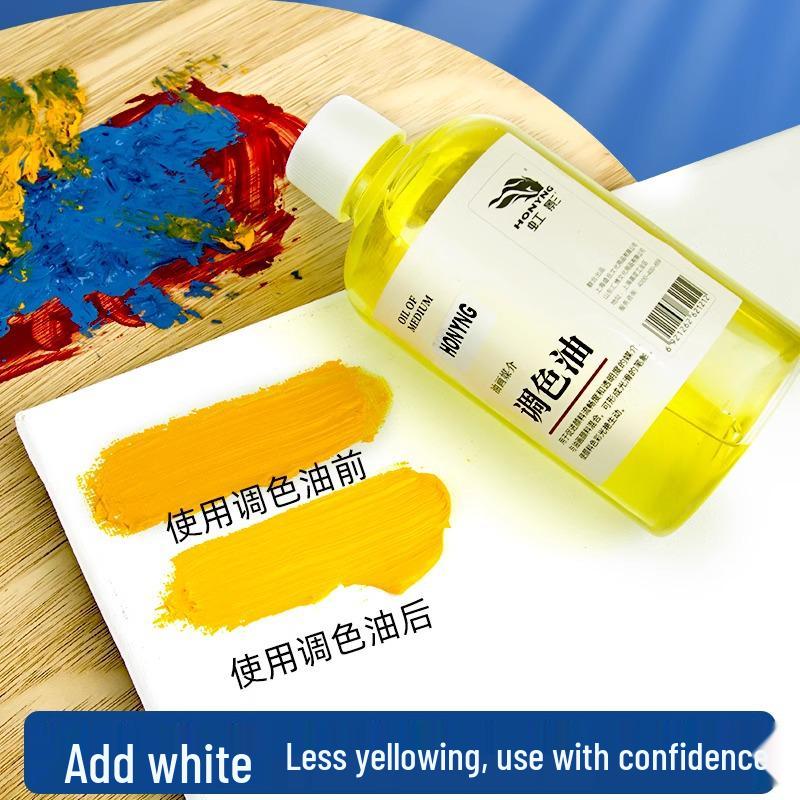 Hibiscus/Rainbow Shadow Odorless Oil Painting Turpentine - Large 250ml/500ml Cleaner & Thinner.