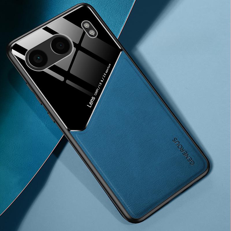 Ledertextur-Hülle für OnePlus Nord 4 5G-Abdeckung mit magnetischem Saughalter für das Auto Coque Fundas Capa