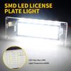 2PCS #1307272070 Led License Number Plate Lights White For Citroen Jumper Fiat Ducato Peugeot Boxer Bus Kasten Car Accessories