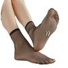 Crystal Women's Ultra-Thin Anti-Snag Mid-Calf Sheer Anti-Slip Stockings - Transparent Flesh Color for Summer