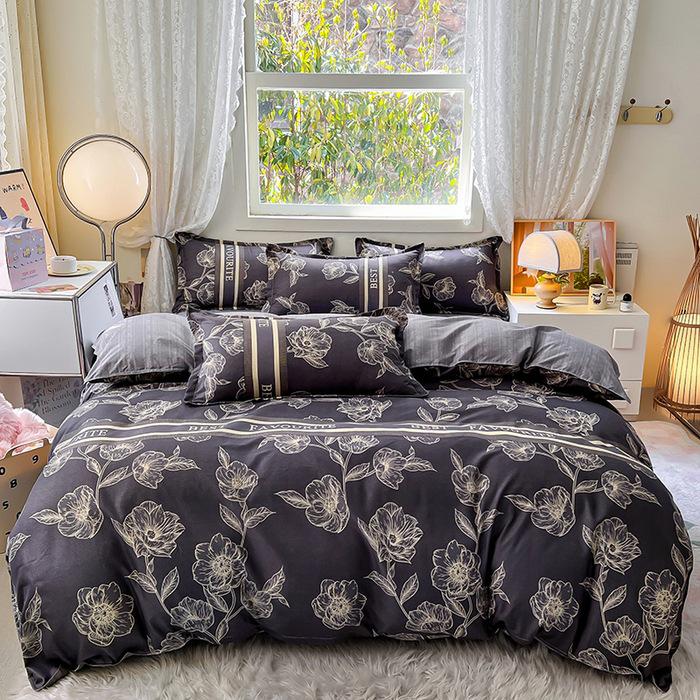 Aloe Cotton Brushed Flannel Duvet Cover for Dorms - Available in 1.5, 1.8, 2 Meters - Pure Cotton
