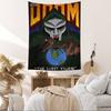 Mmf Ddoom Printed Large Wall Tapestry Art Science Fiction Room Home Decor Decor Blanket