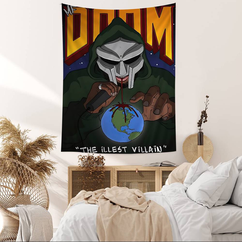 Mmf Ddoom Printed Large Wall Tapestry Art Science Fiction Room Home Decor Decor Blanket