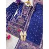 Designer wear trending top with printed work with hand work with plazo and dupatta set