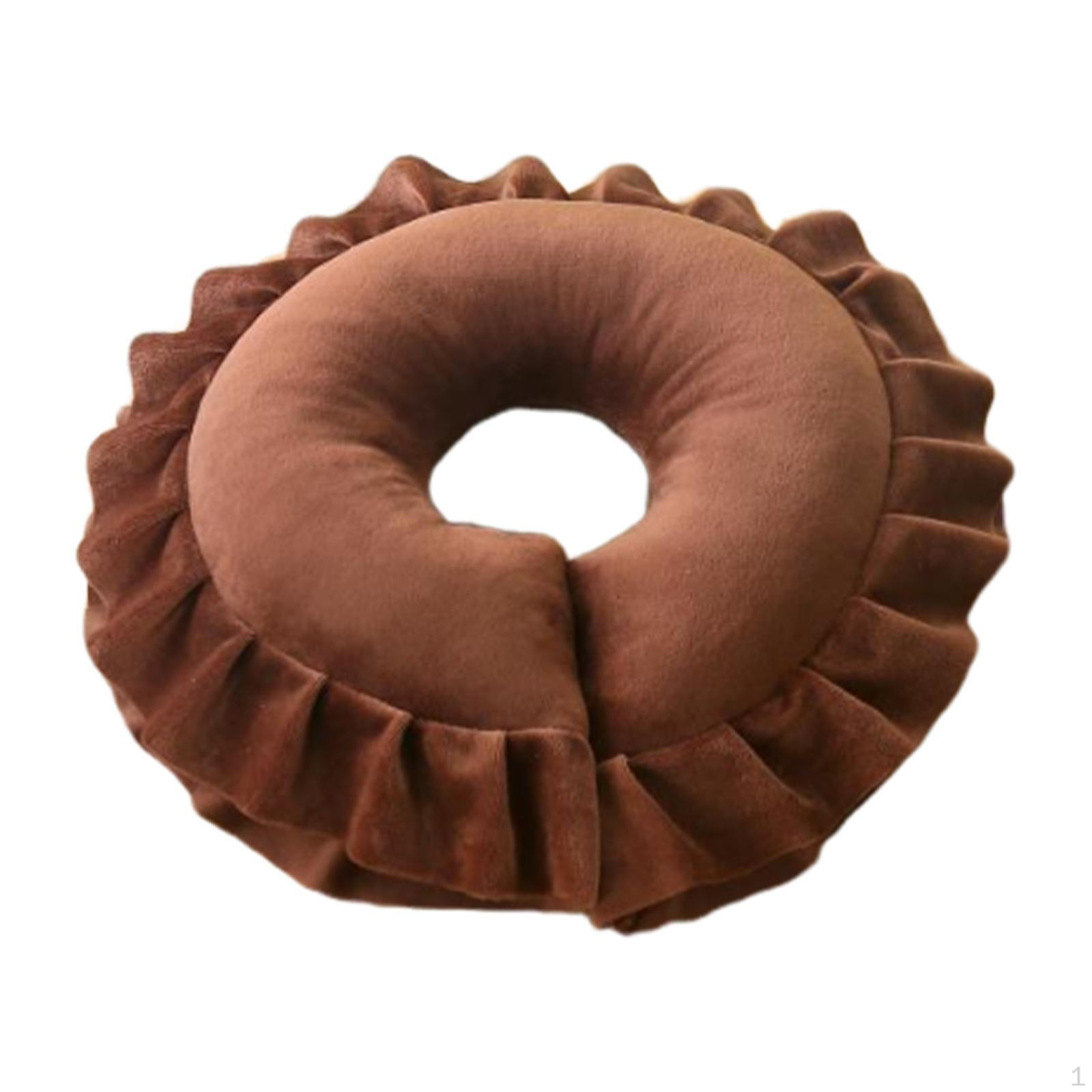 Подушка с массажем для сна идеальна для кровати пляжа дома коричневый 960₽