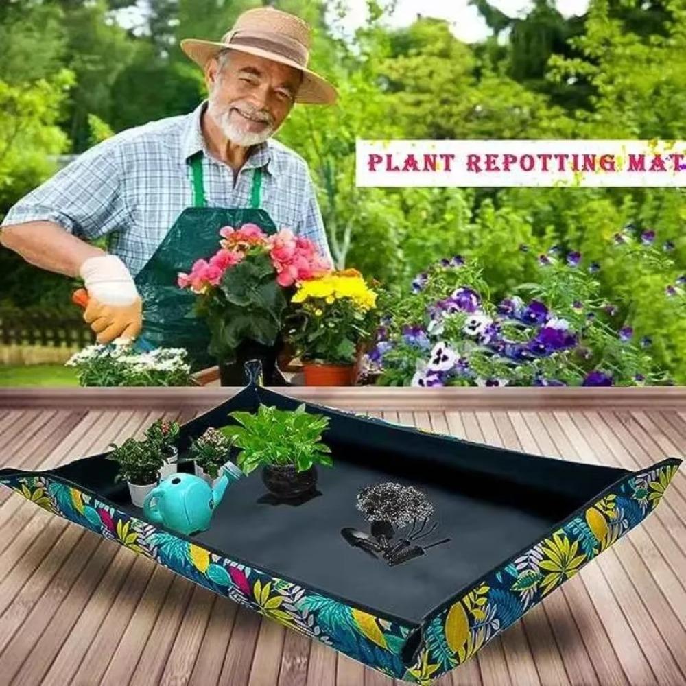 

Waterproof Gardening Mat Printed Oxford Transplanting Mats New Change Pots