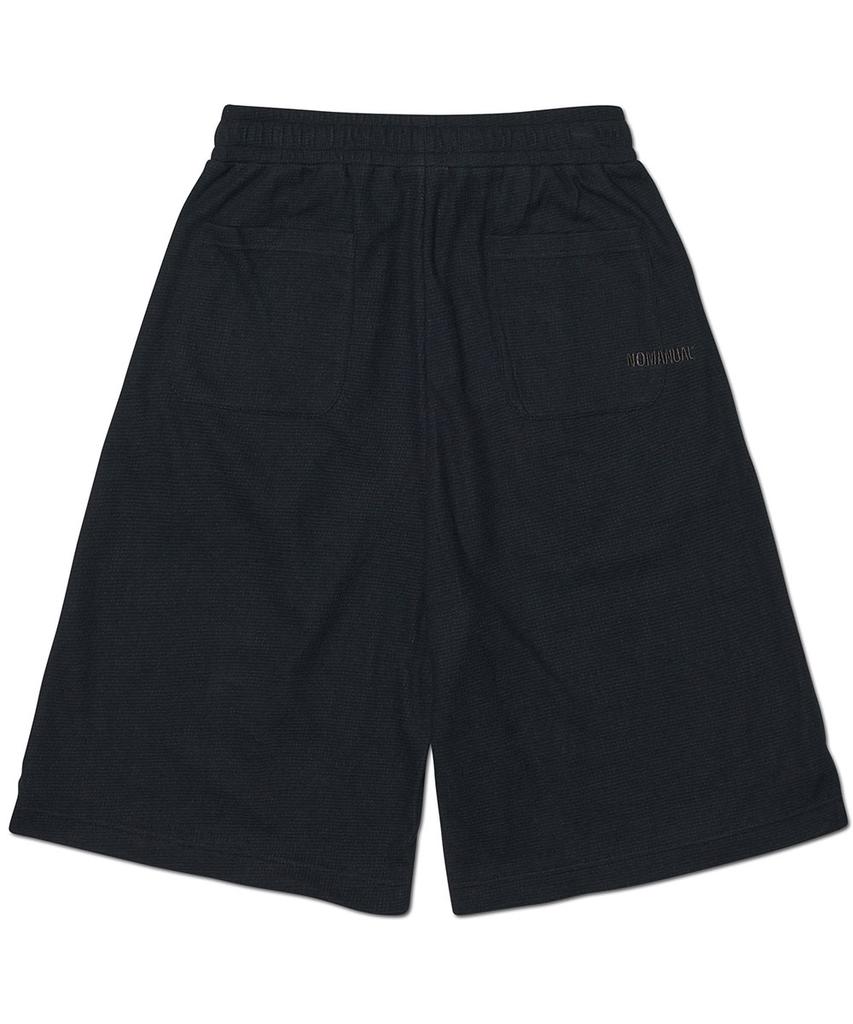 Nomaenyueol Light Waffle Shorts - Black