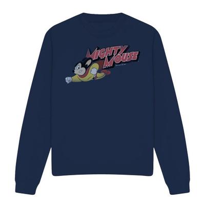 Mighty Mouse Unisex Voksen Mighty Retro Genser