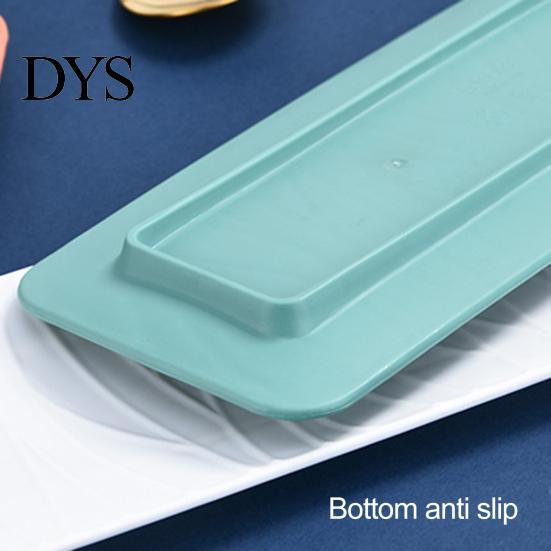 Kitchen Plate Dish Barbecue Curved Edge Design Anti-spill Tree Texture Cake Tray Rectangular Sushi Platter Baking Home Supply Dessert