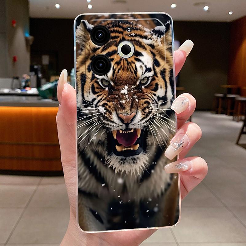 

TPU Transparent Case For Tecno Pova 6 Neo Beautiful Bright Back Cover Stylish Viral Shockproof Soft Casing Butterfly Pattern Tecno Pova 6 Neo