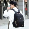 Urban Minimalist Letter Print Casual Backpack Business Trip Travel Laptop Backpack School Bag for College and High School Students