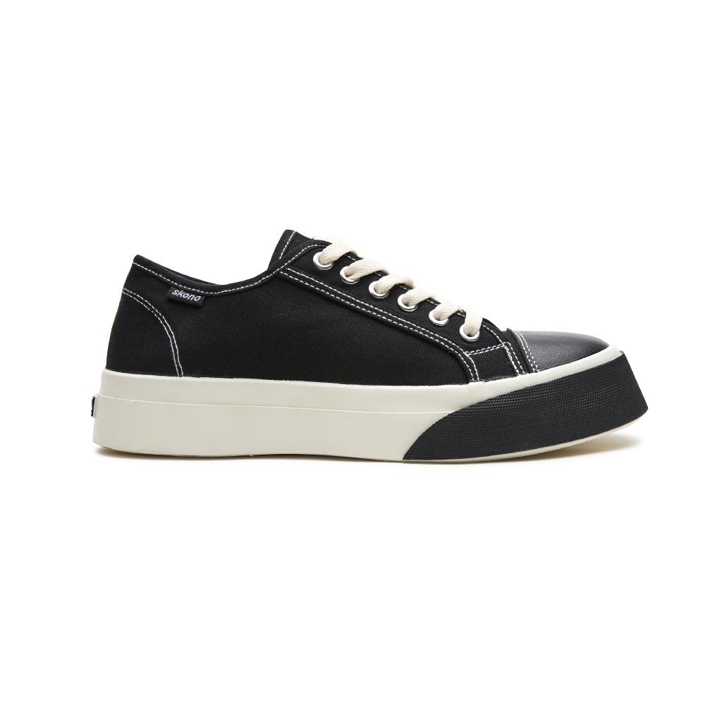 Skono Standard By Basic Canvas Sneakers / Black And White