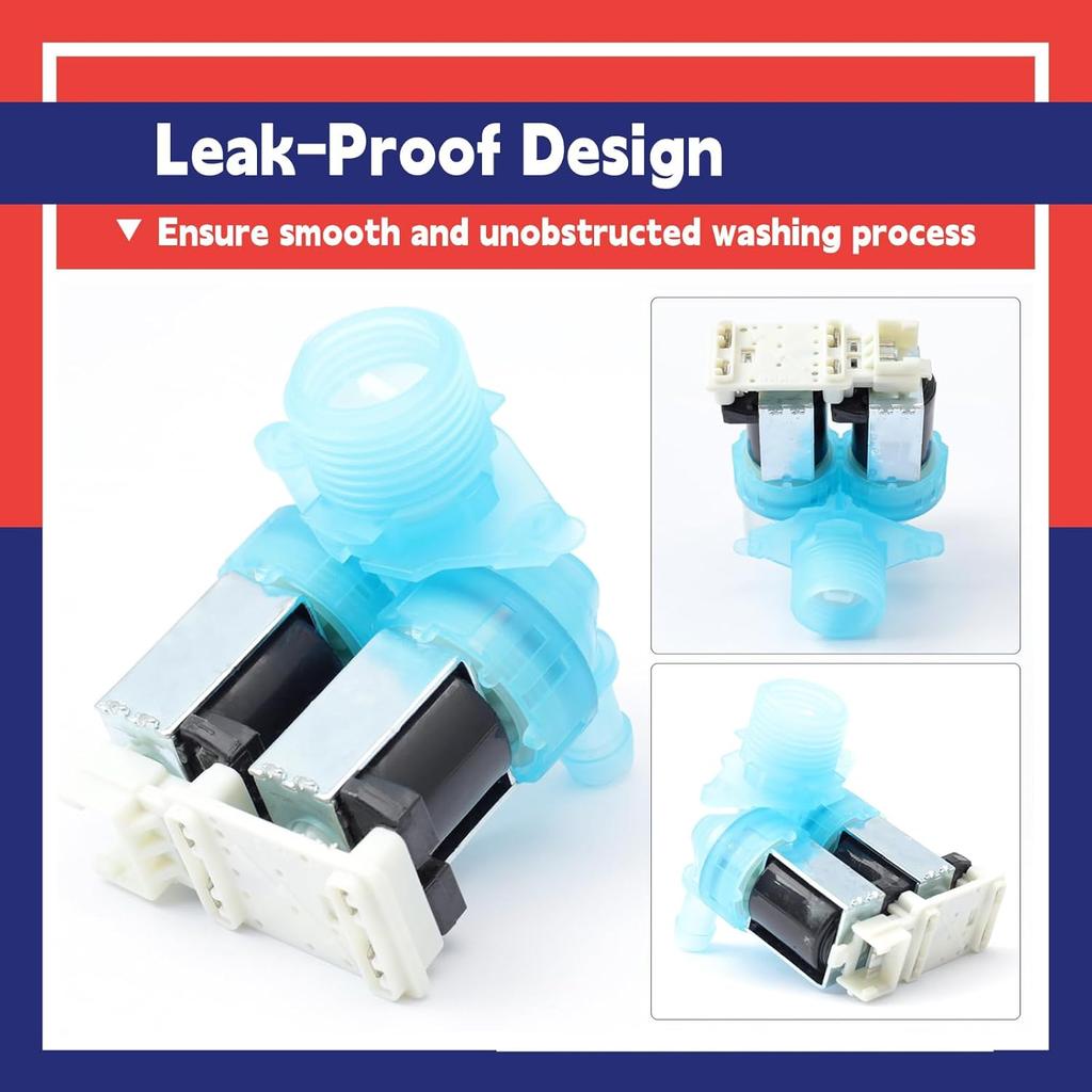 W11688995 Washer Water Inlet Valve Replacement for Whirlp for Maytag Washing Machine Cold Water Valve Replace W11316256 W11036930 AP7218603