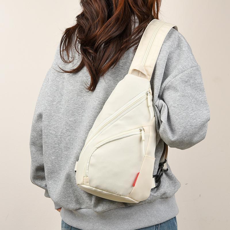 Women's Waterproof Chest Bag Young People's Crossbody Bags Large Capacity Multifunctional Sports and Leisure Travel Backpack