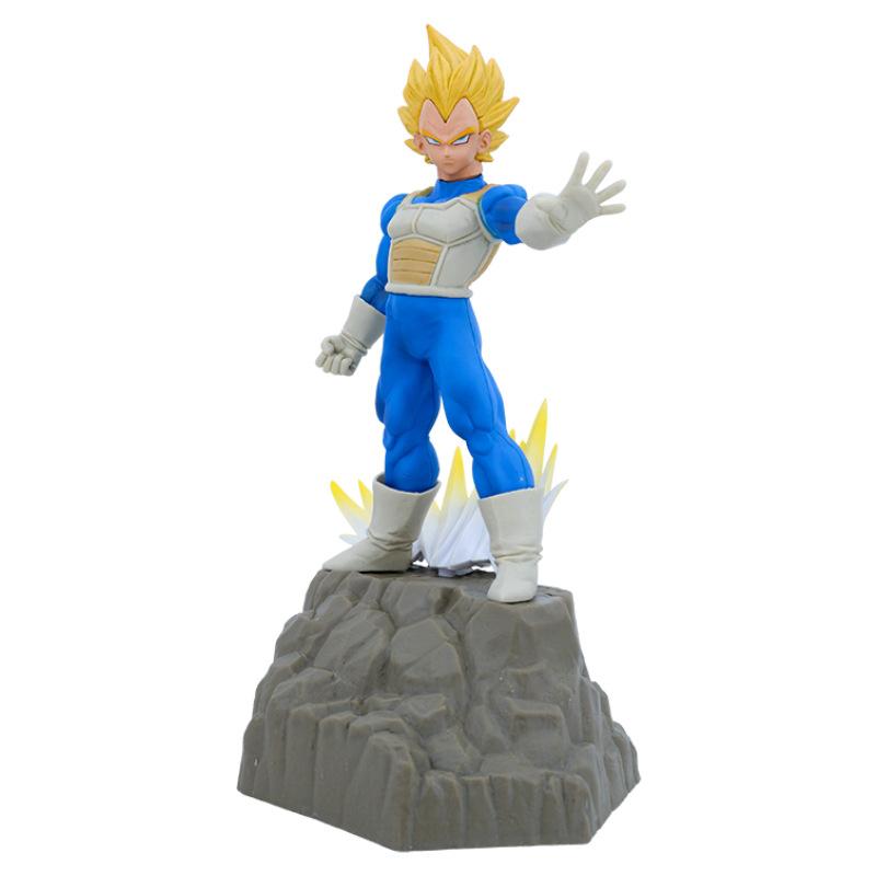 Anime Dragon Ball Z Super Saiyan Son Goku Vegeta Trunks Battle Statue PVC Action Figure Collection Model Kids Toys Doll Gifts