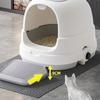 Spritzschutz Katzenklo Fänger Stufe mit doppelter Filterschicht zur Vermeidung von Streuverschüttungen und zum Schutz der Bodenoberflächen