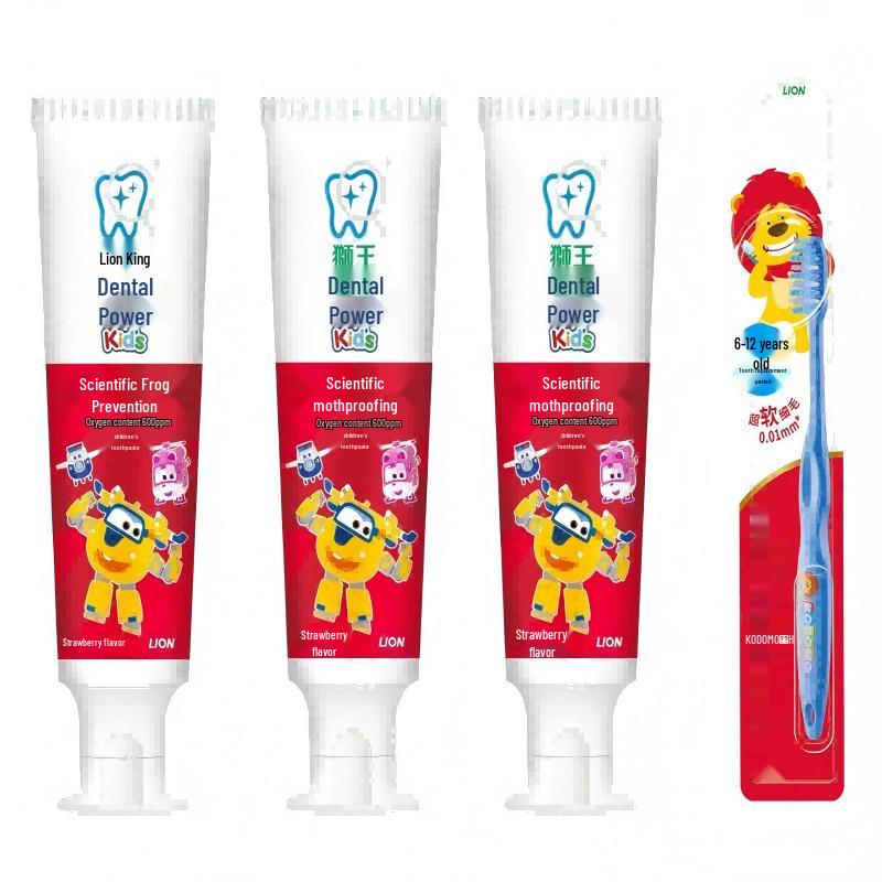 

Lion Kids 6-12 Growth 3+1 Dental Care Set