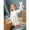 Girls Long Sleeve Cotton Princess Dress For Winter And Fall With Cartoon Animal Pattern