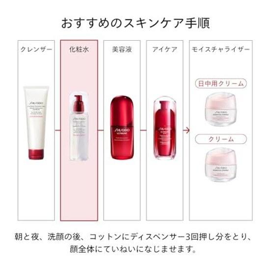SHISEIDO Skincare Treatment Softener Enriched (Refill) 150mL Toner Lotion Refreshing Green Floral Fragrance Dry Fine Lines Transparency