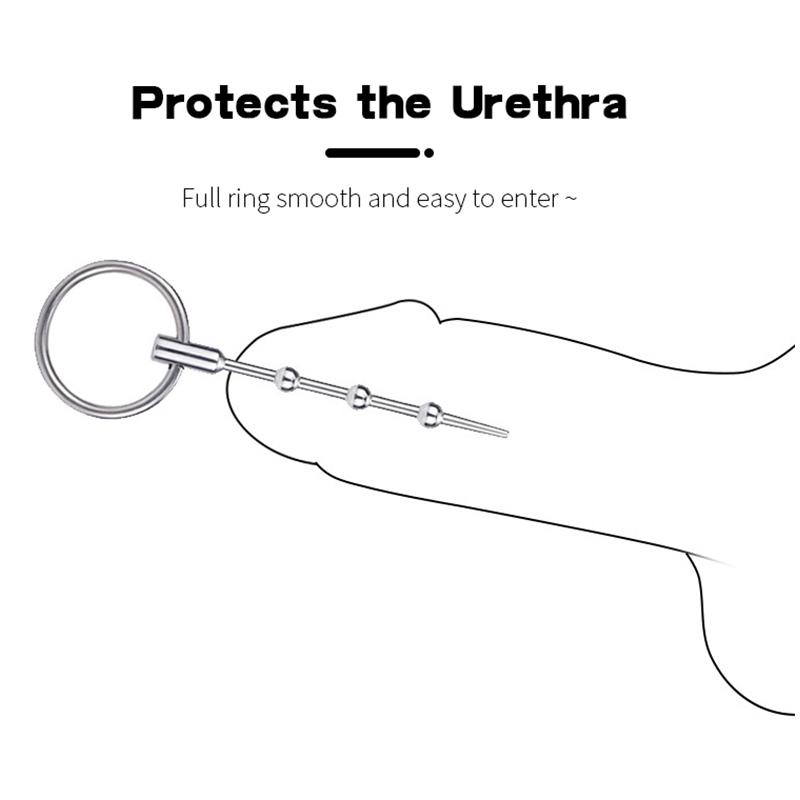 1PCS Metal urethra dilators, beginner's urethra training, penis masturbation sex games, male sex toys