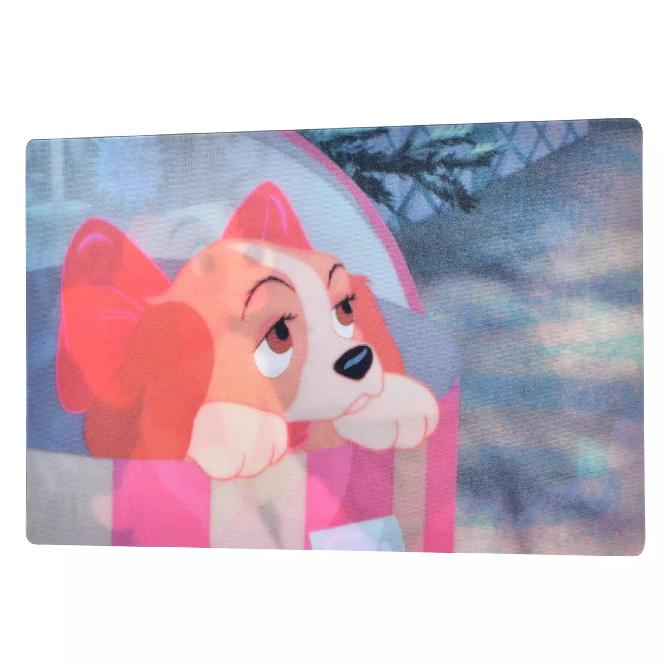 Disney Lady & Darling Postcard Encounter Lenticular Japan NEW Disney Store