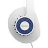 Koss KPH30iW Headphones with Inline Mic and Touch Remote Design Wired with Plug White Blue On-Ear D-Profile 3.5mm &