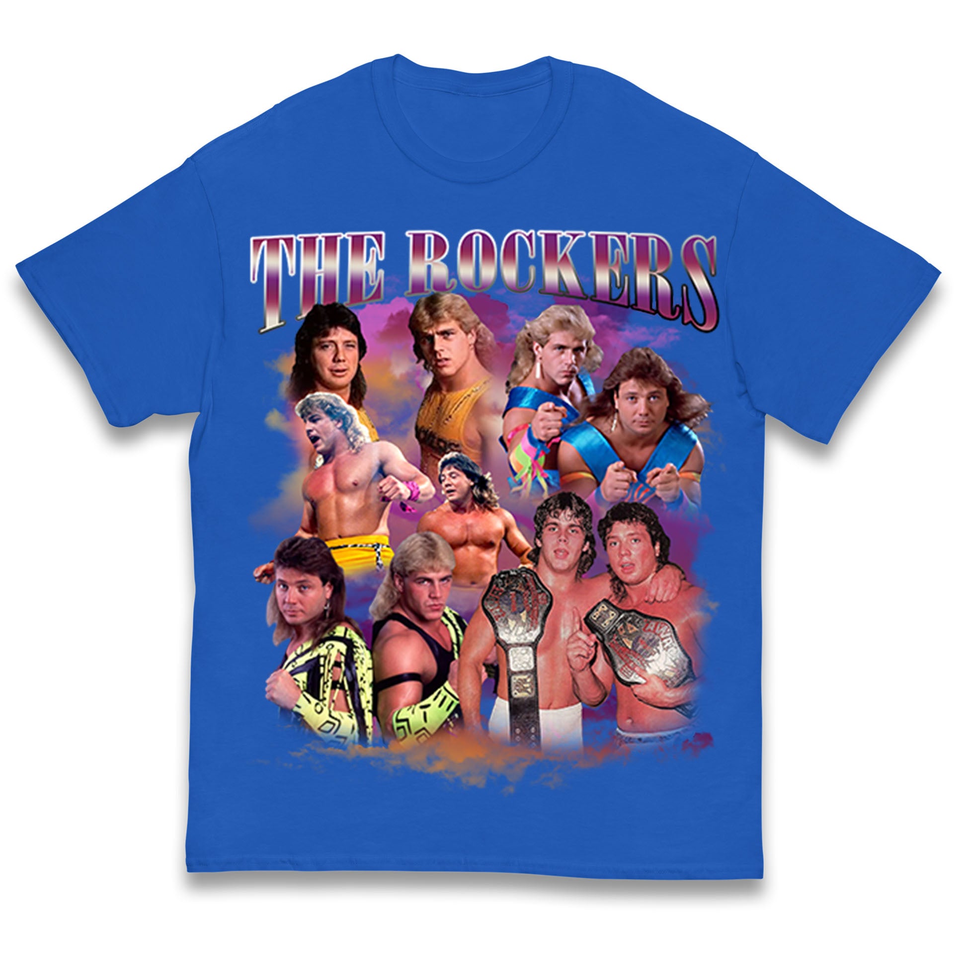 Retro The Rockers Bootleg Wrestling Kids T Shirt 130