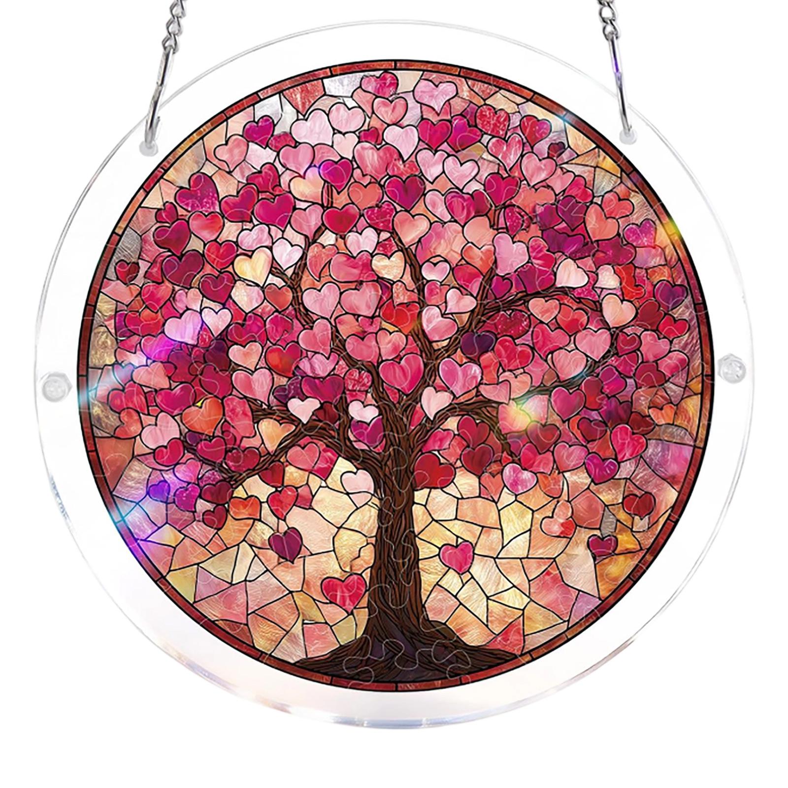 

Acrylic Puzzle Suncatcher 83 Pieces, Wisteria In Glasslight Sun Catchers Puzzle, DIY SunCatchers Puzzles Window Hanging, Home & Garden Decor, 7.4 In One Size