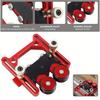 Stock Guide Roller Aluminum Alloy One-Way Table Saw Feeding Guide Roller Adjustable Thin Rip Jig Anti-Rebound Feather Board Tool
