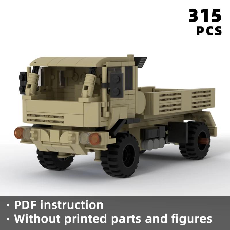 

нетоксичные военные M1078 бежевая версия военный 4x4 внедорожник грузовик кубики современный транспортное средство блоки война армия MOC klocki уникальные