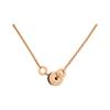 BVLGARI B.Zero1 Fashion Ceramic Pendant 18K Rose Gold Bracelet Women jewelry BR858157